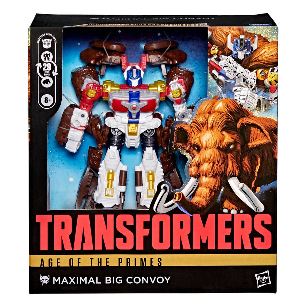 Transformers Age of the Primes Leader Class Action Figure Maximal Big Convoy Hasbro