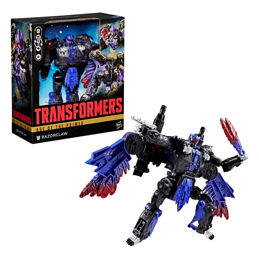 Transformers Age of the Primes Leader Class Action Figure Razorclaw Hasbro