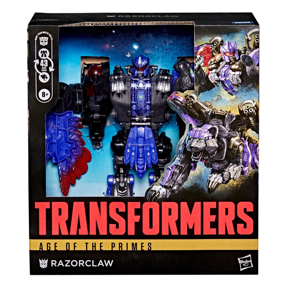 Transformers Age of the Primes Leader Class Action Figure Razorclaw Hasbro
