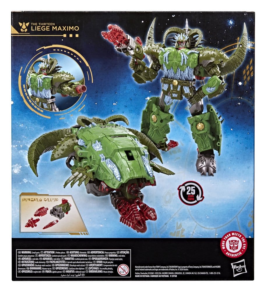 Transformers Age of the Primes Leader Class Action Figure The Thirteen Liege Maximo Hasbro