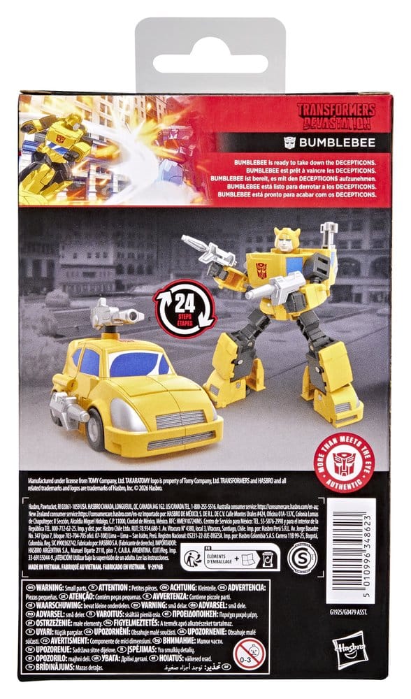 Transformers Devastation Studio Series Deluxe Class Action Figure Bumblebee Hasbro