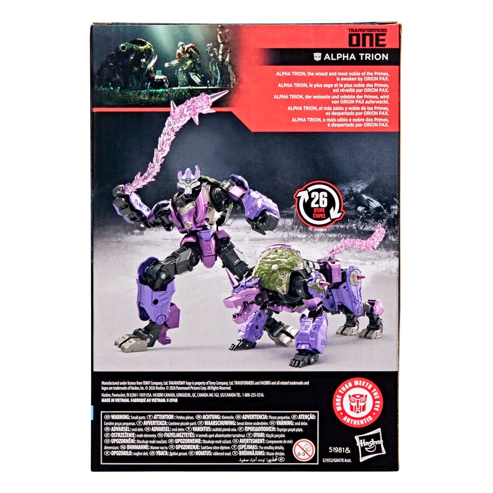 Transformers One Studio Series Voyager Class Action Figure Alpha Trion Hasbro