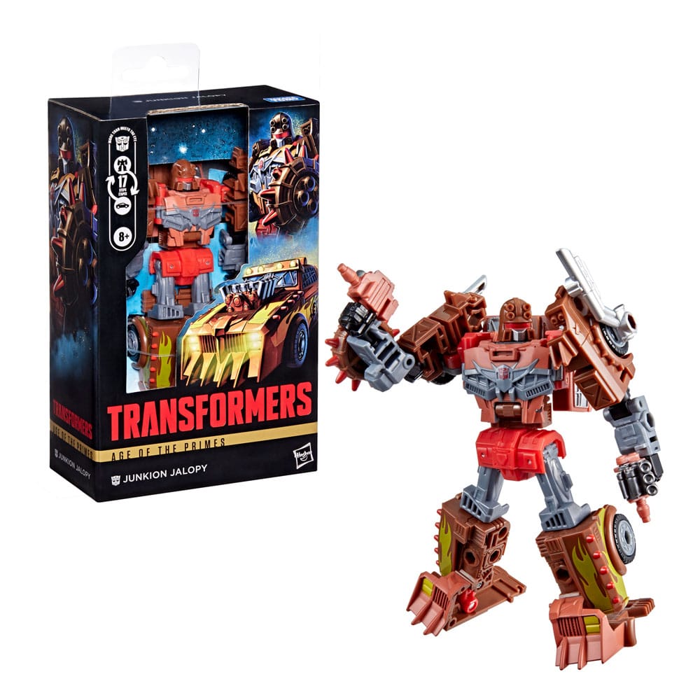 Transformers Age of the Primes Deluxe Class Action Figure Junkion Jalopy Hasbro