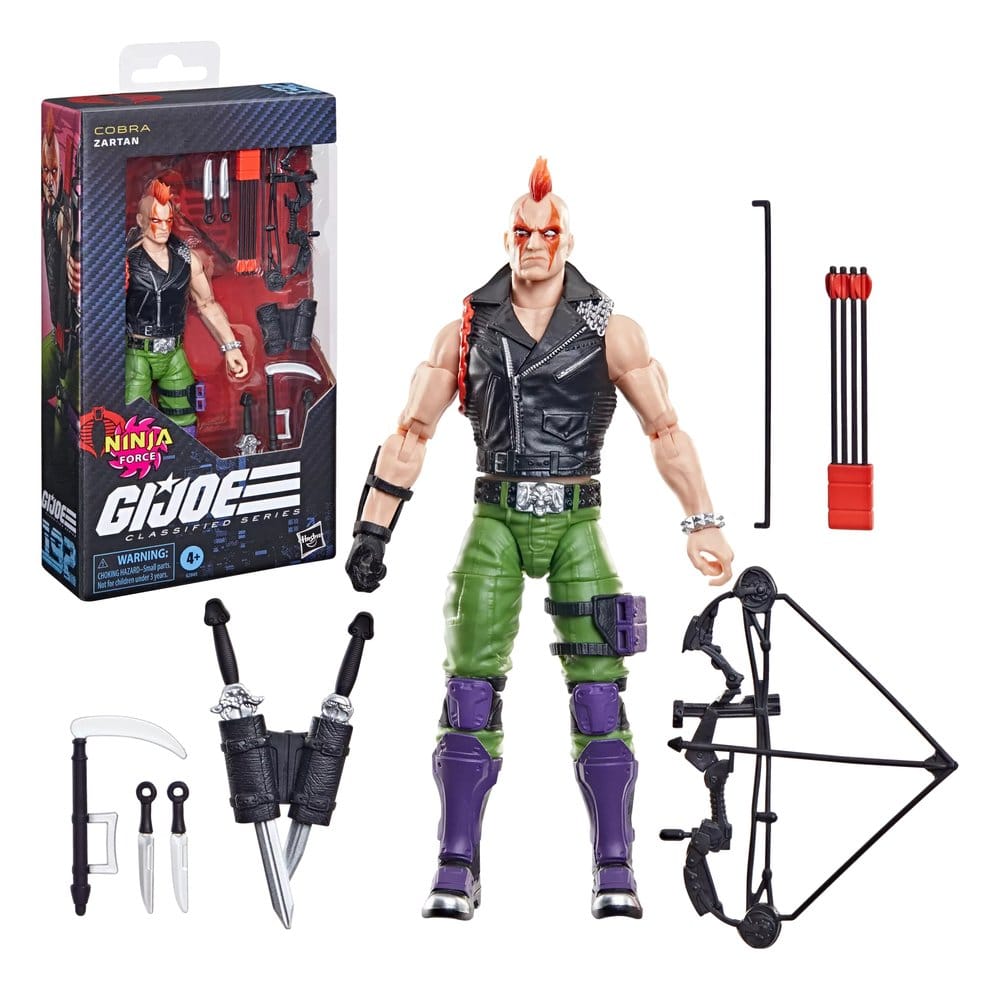 G.I. Joe Classified Series Action Figure #192 Ninja Force Zartan Hasbro