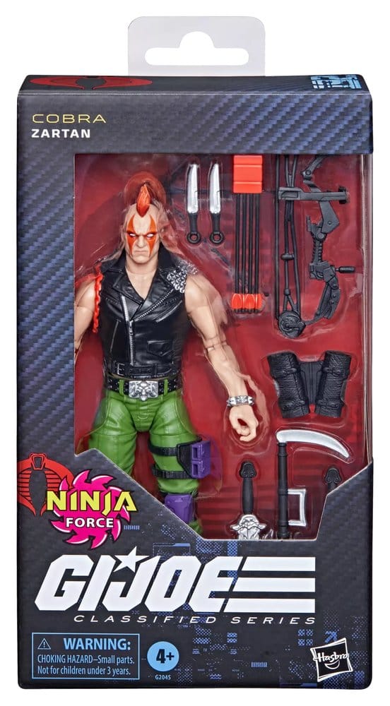 G.I. Joe Classified Series Action Figure #192 Ninja Force Zartan Hasbro