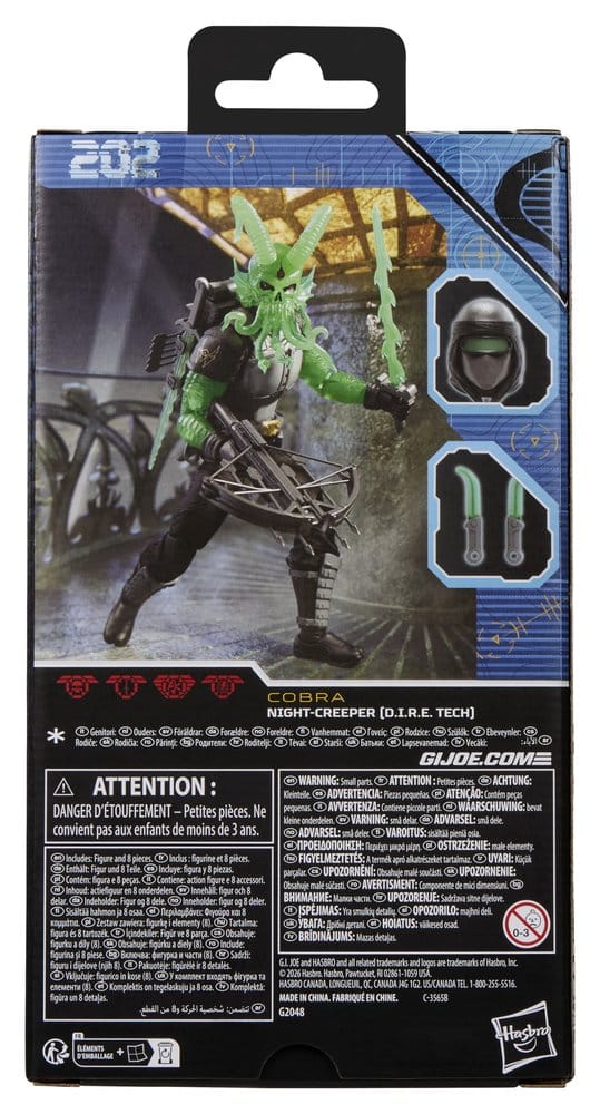 G.I. Joe Classified Series Action Figure #202 Night Creeper D.I.R.E. Tech Hasbro