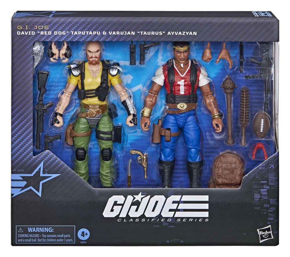 G.I. Joe Classified Series Action Figure 2 Pack #193 David "Red Dog" Taputapu & Varujan "Taurus" Ayvazyan Hasbro