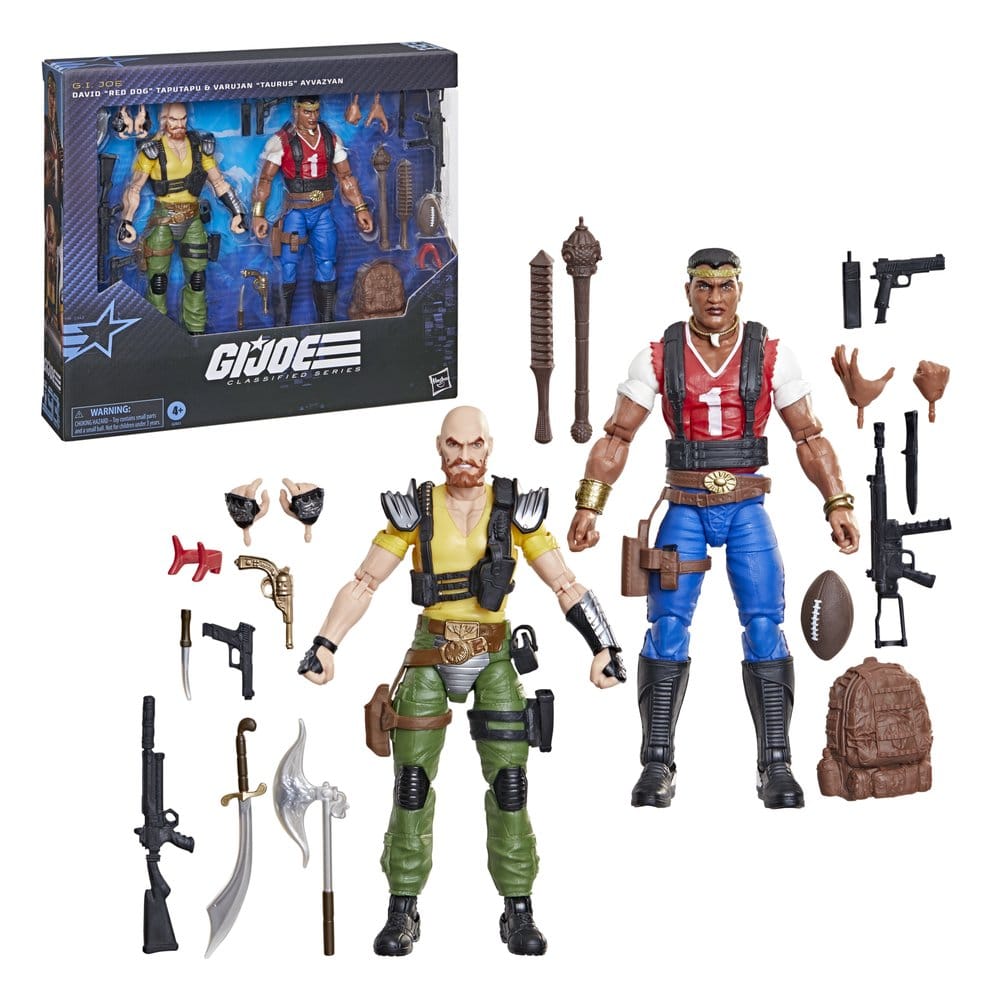 G.I. Joe Classified Series Action Figure 2 Pack #193 David "Red Dog" Taputapu & Varujan "Taurus" Ayvazyan Hasbro