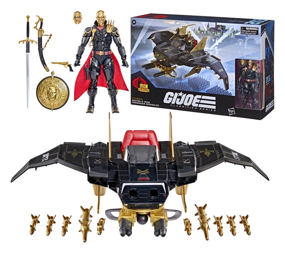 G.I. Joe Classified Series Action Figure and Vehicle Set #203 Destro & Iron Grenadier Despoiler Hasbro