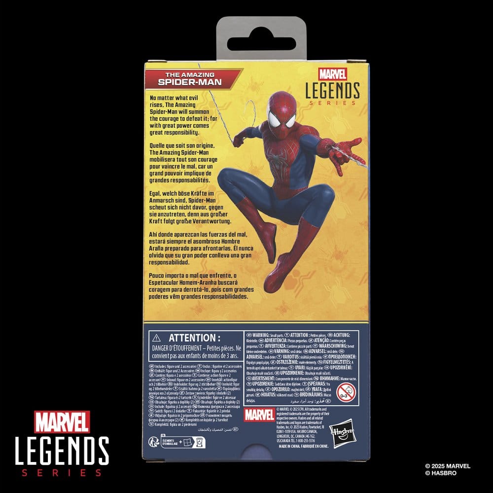 Spider-Man No Way Home Marvel Legends Action Figure The Amazing Spider-Man Hasbro