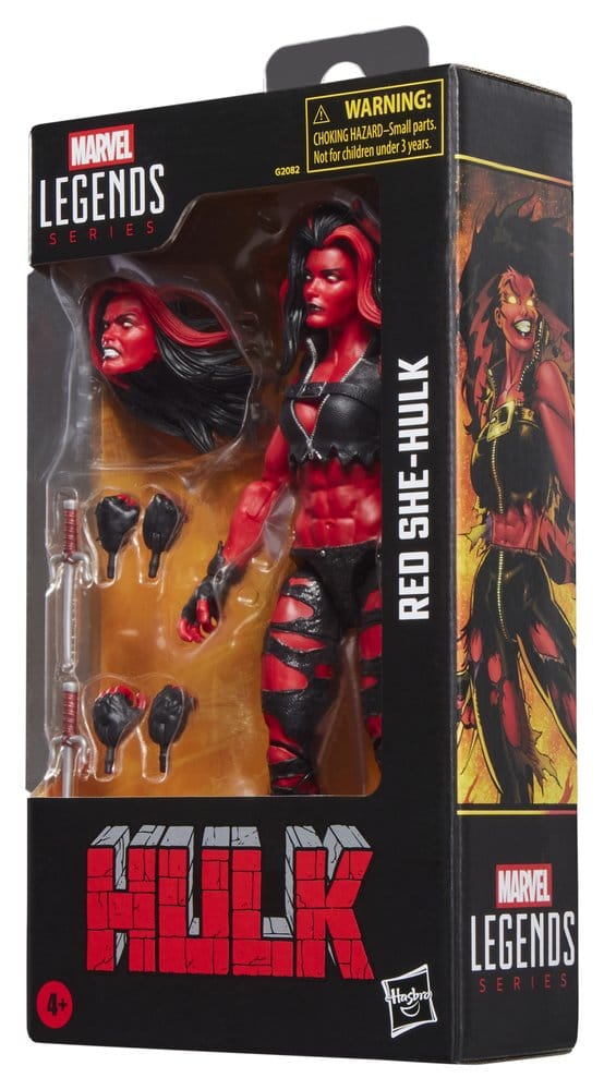 Hulk Marvel Legends Action Figure Red She Hulk Hasbro