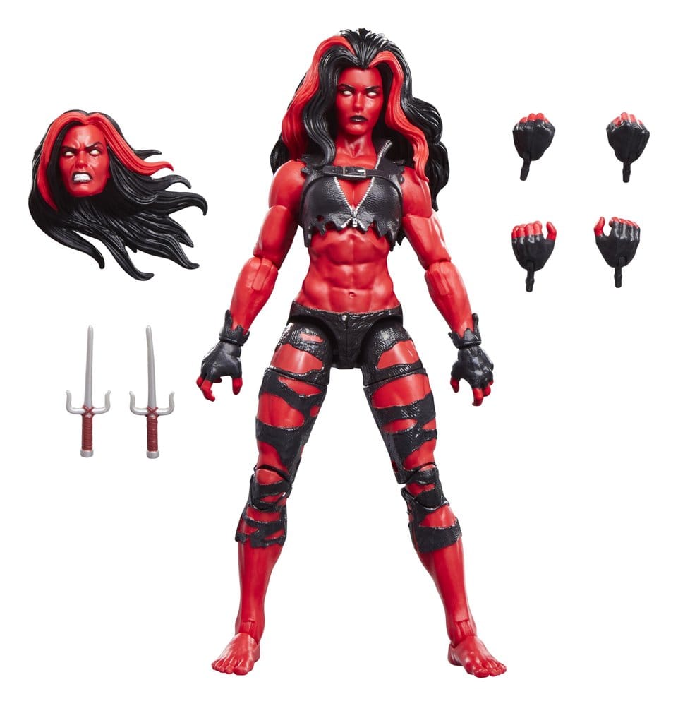 Hulk Marvel Legends Action Figure Red She Hulk Hasbro