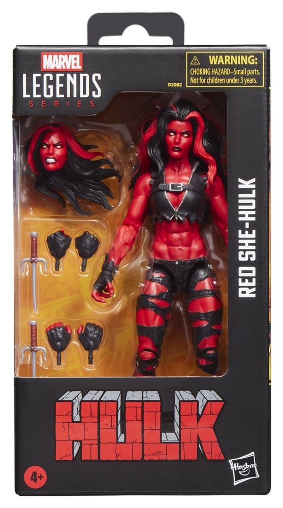 Hulk Marvel Legends Action Figure Red She Hulk Hasbro