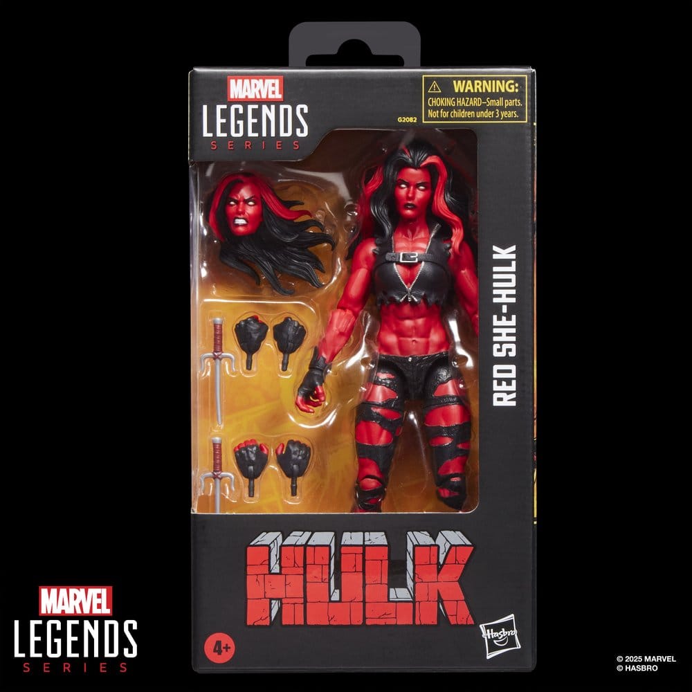 Hulk Marvel Legends Action Figure Red She Hulk Hasbro