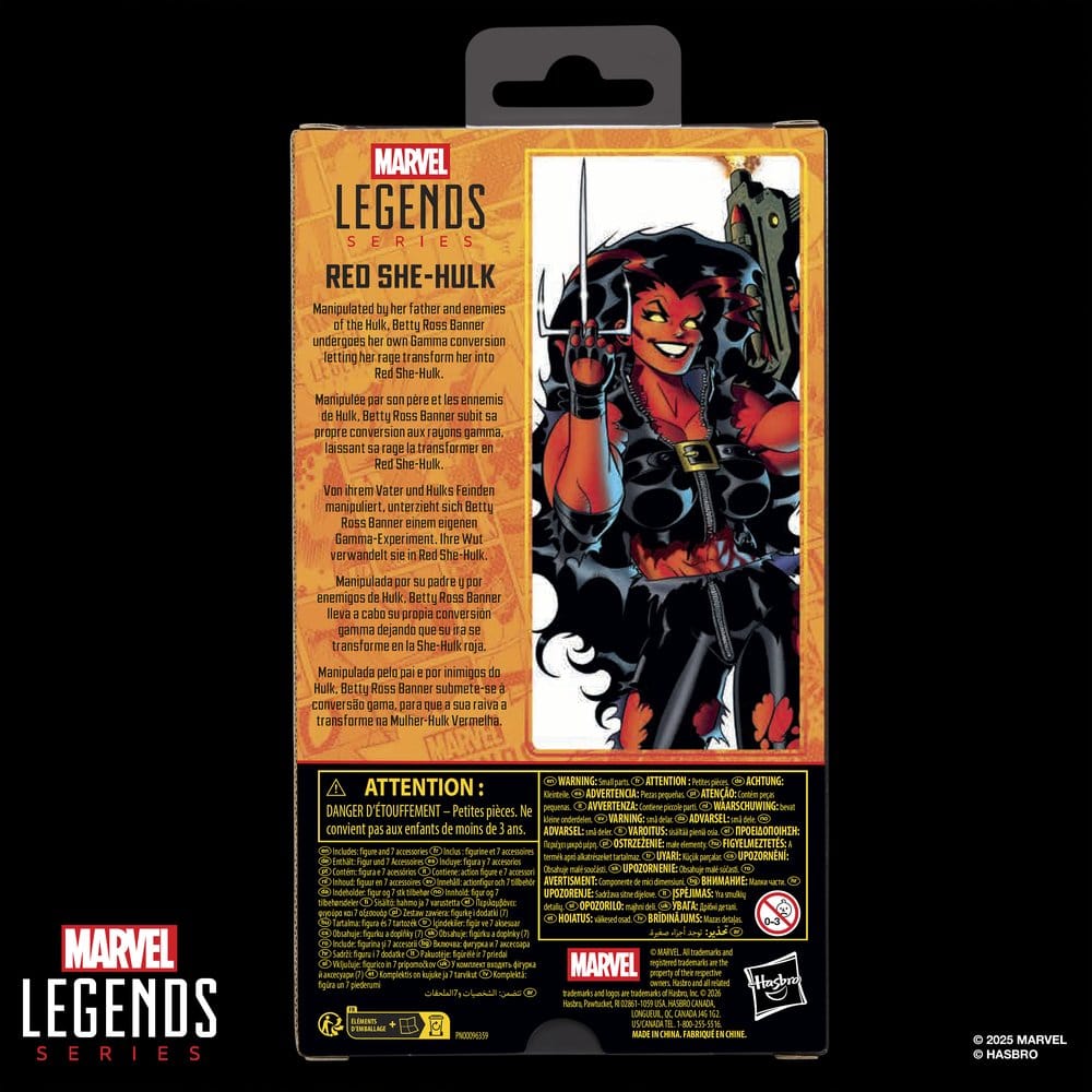 Hulk Marvel Legends Action Figure Red She Hulk Hasbro