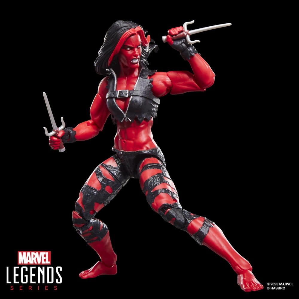 Hulk Marvel Legends Action Figure Red She Hulk Hasbro