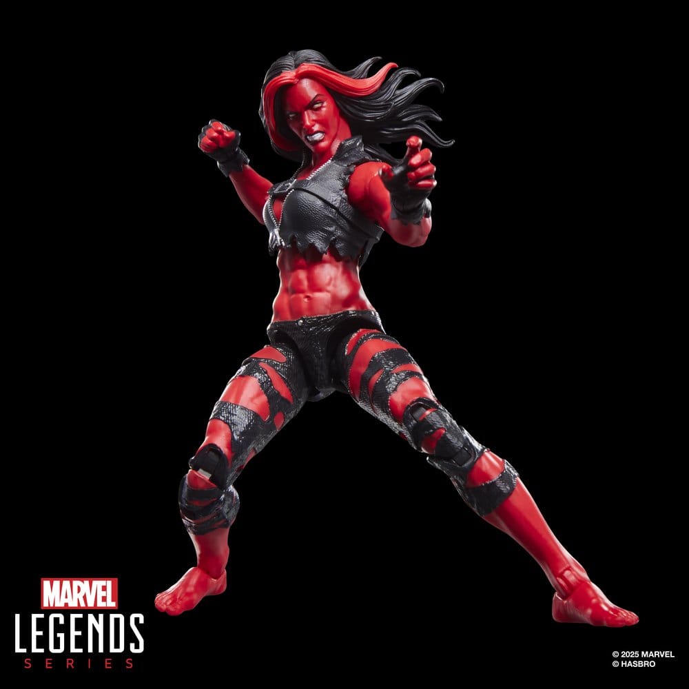 Hulk Marvel Legends Action Figure Red She Hulk Hasbro