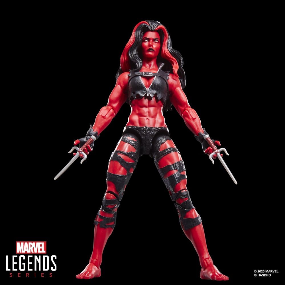 Hulk Marvel Legends Action Figure Red She Hulk Hasbro