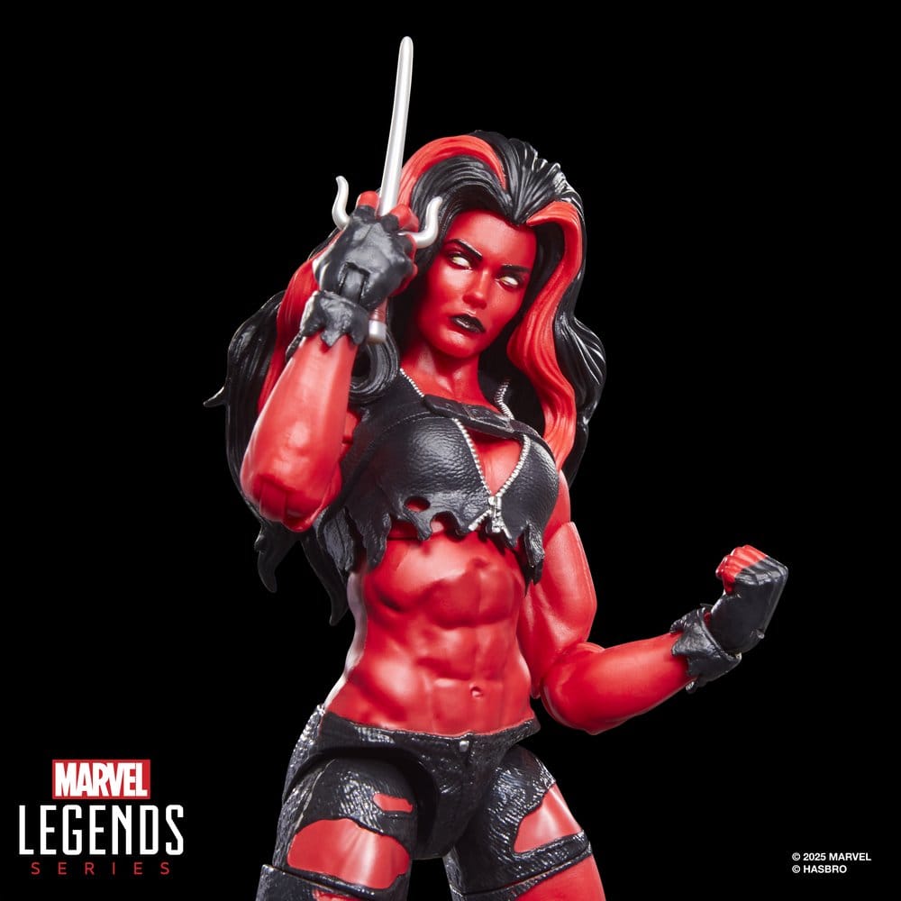 Hulk Marvel Legends Action Figure Red She Hulk Hasbro
