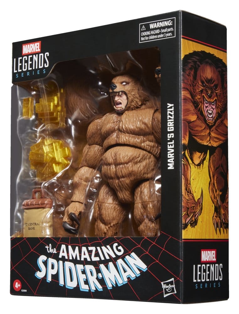 The Amazing Spider-Man Marvel Legends Action Figure Marvel's Grizzly Hasbro