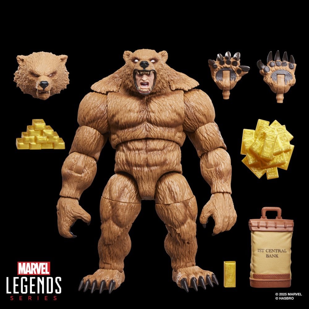 The Amazing Spider-Man Marvel Legends Action Figure Marvel's Grizzly Hasbro