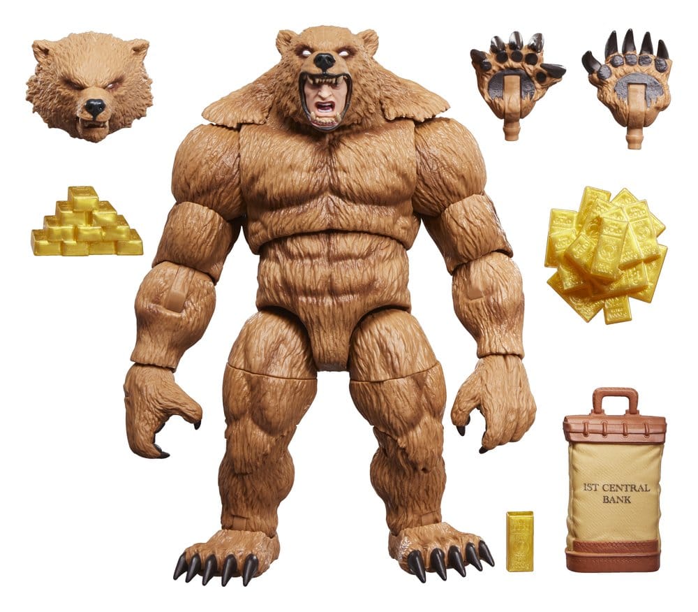The Amazing Spider-Man Marvel Legends Action Figure Marvel's Grizzly Hasbro
