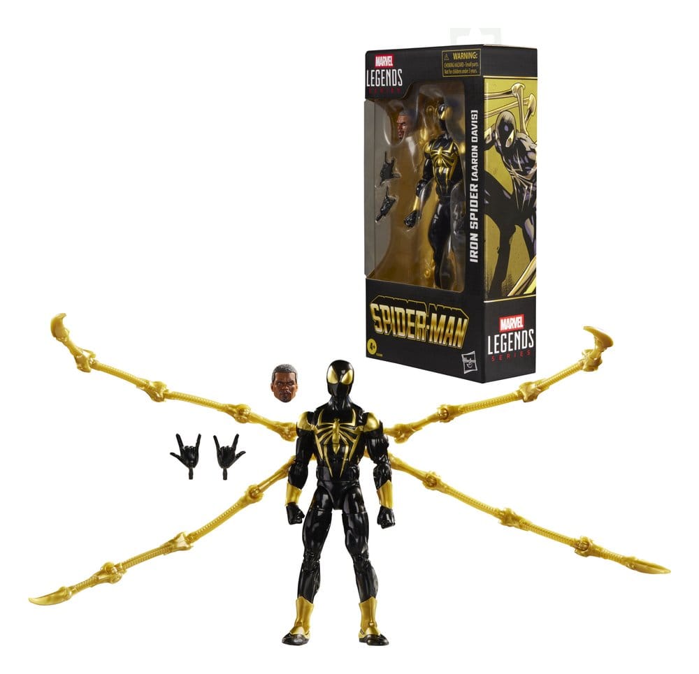 Spider-Man Marvel Legends Action Figure Iron Spider Aaron Davis Hasbro