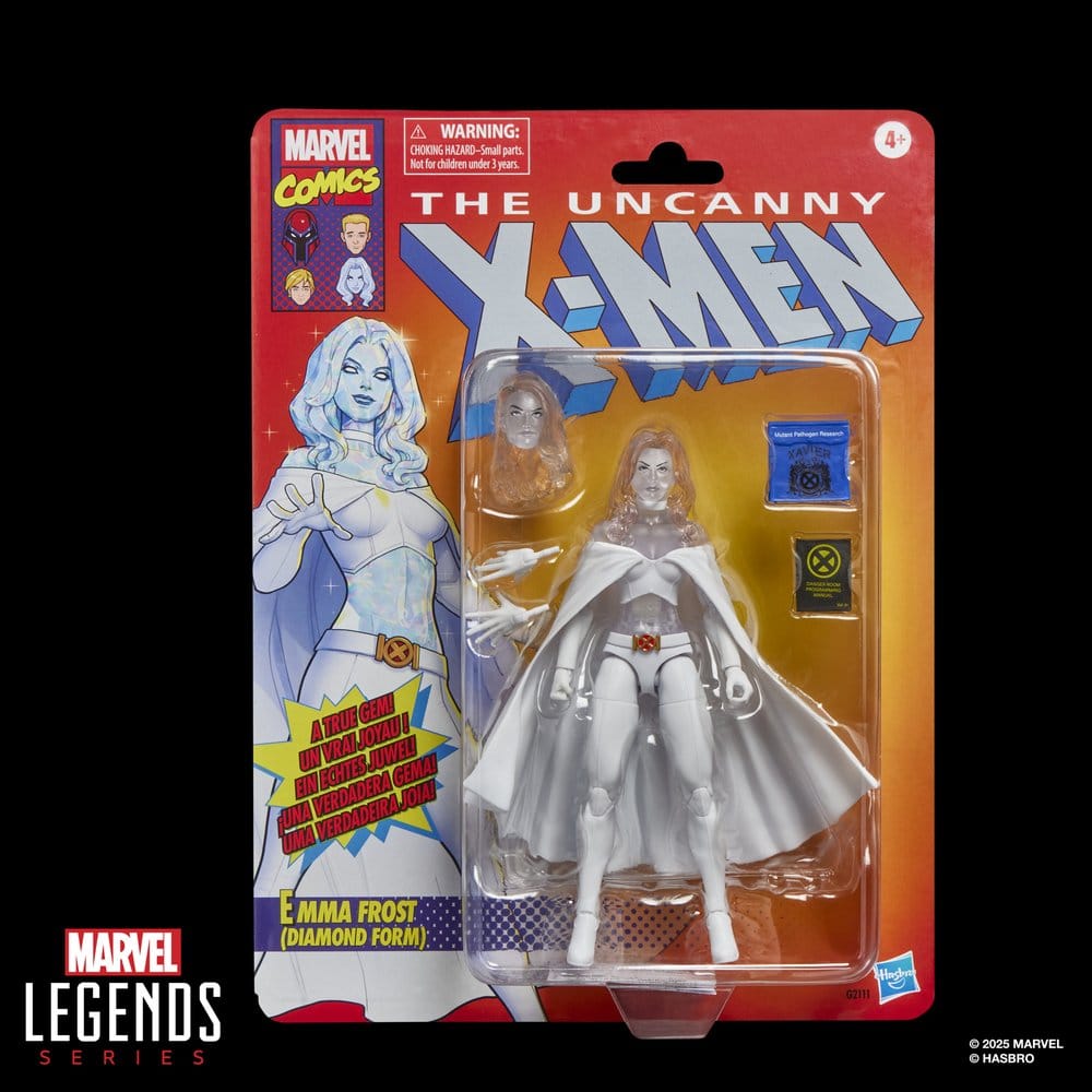 The Uncanny X-Men Marvel Legends Action Figure Emma Frost Diamond Form Hasbro