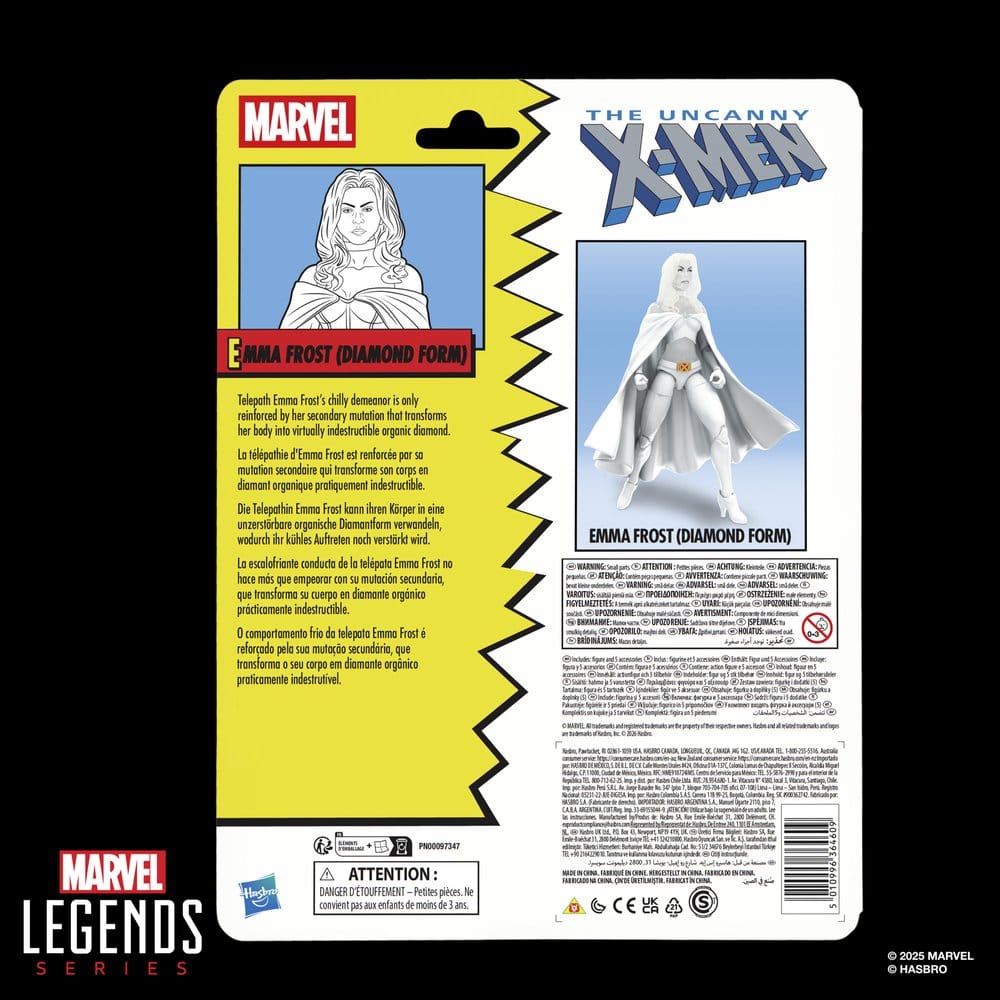The Uncanny X-Men Marvel Legends Action Figure Emma Frost Diamond Form Hasbro