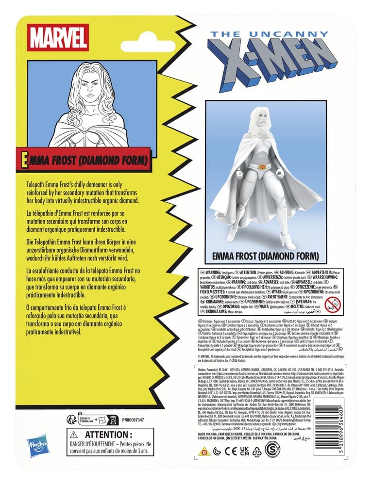 The Uncanny X-Men Marvel Legends Action Figure Emma Frost Diamond Form Hasbro