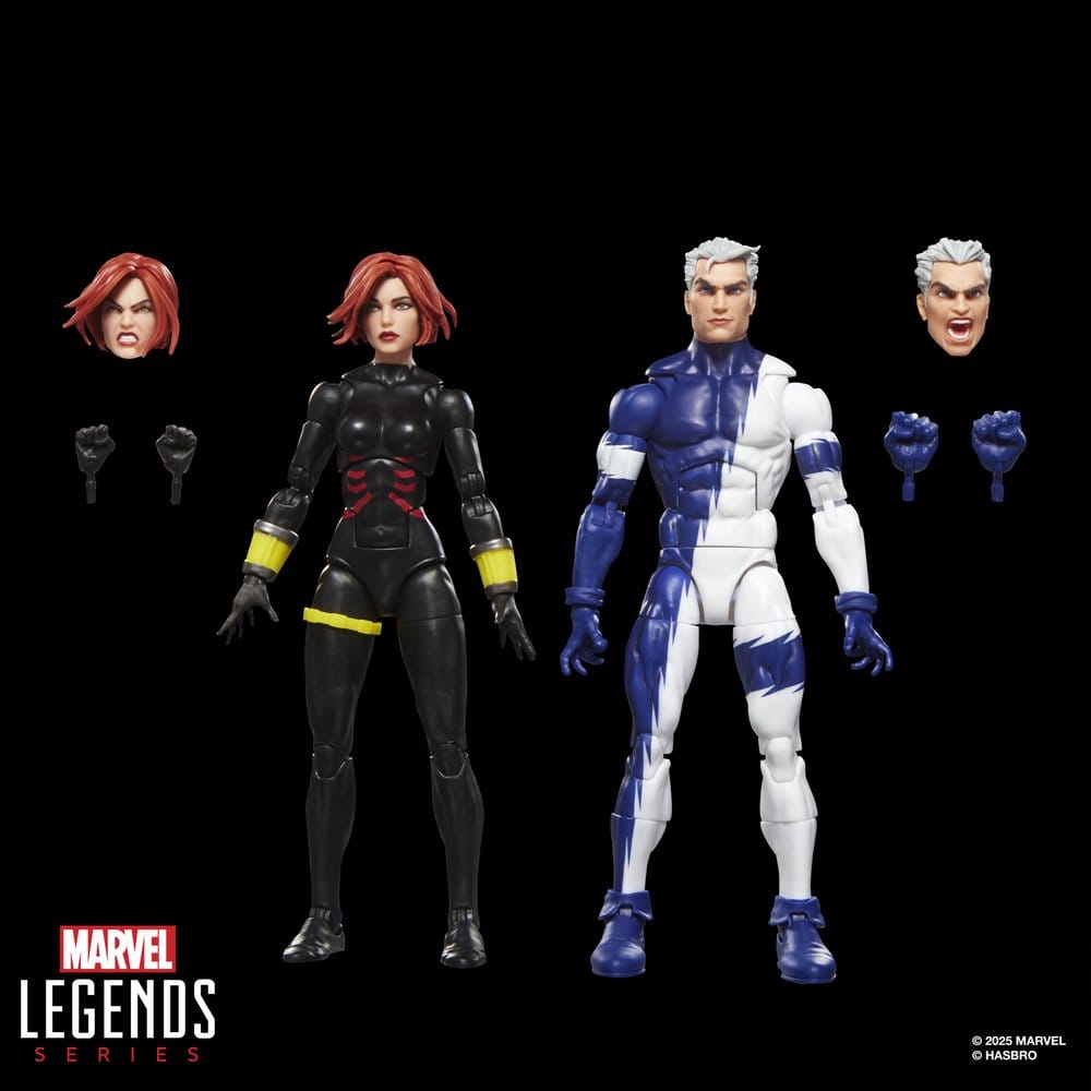 Avengers Marvel Legends Action Figure 2 Pack Black Widow & Quicksilver Hasbro