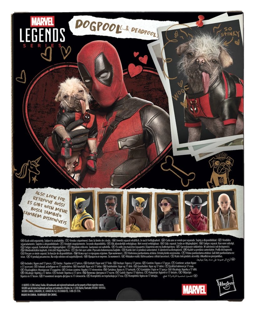 Deadpool & Wolverine Marvel Legends Action Figure Dogpool & Deadpool Hasbro