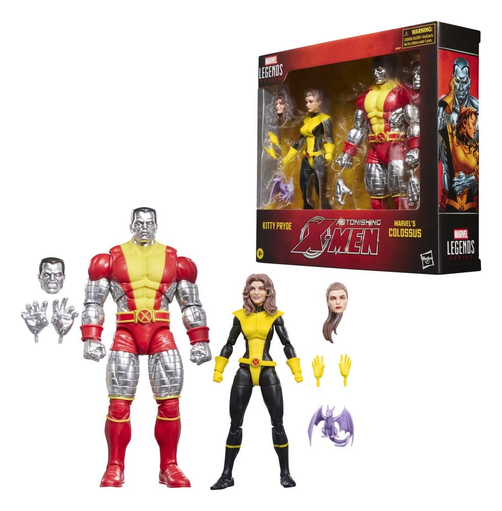 Astonishing X-Men Marvel Legends Action Figure 2 Pack Kitty Pryde & Marvel's Colossus Hasbro