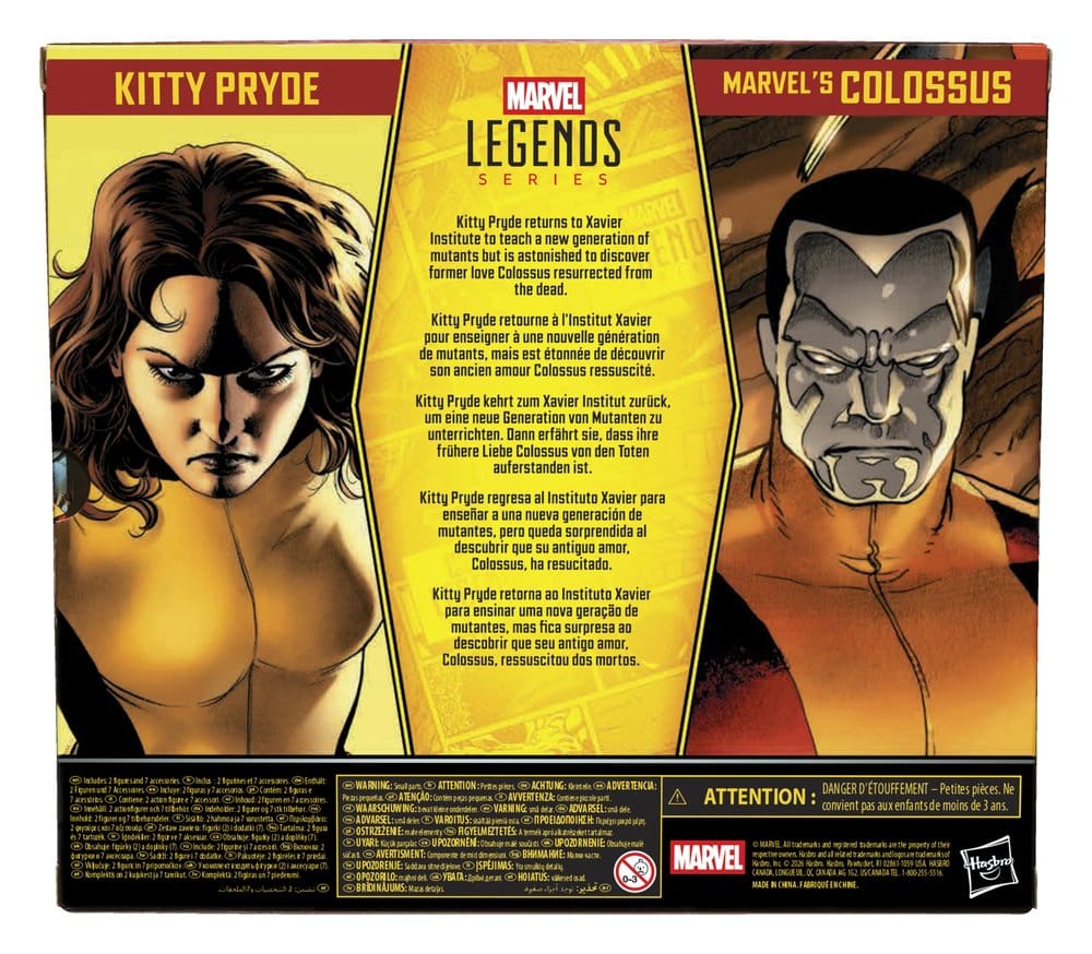 Astonishing X-Men Marvel Legends Action Figure 2 Pack Kitty Pryde & Marvel's Colossus Hasbro