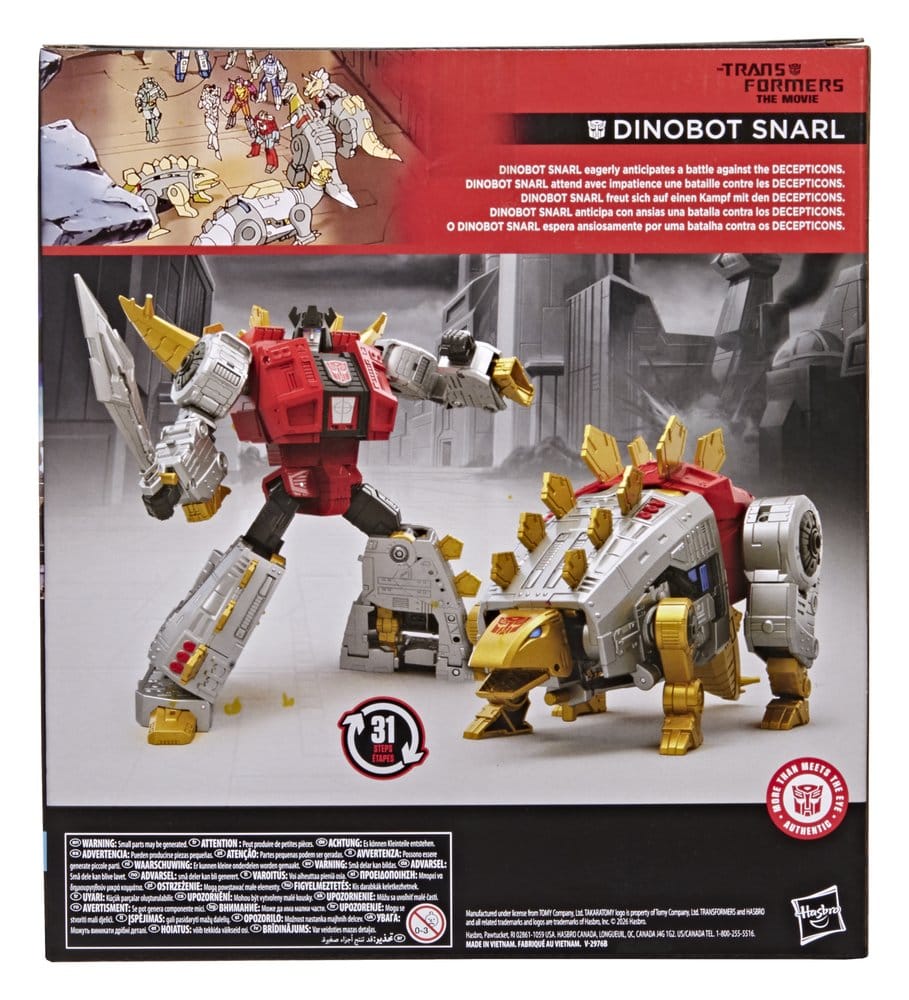 The Transformers The Movie Studio Series Leader Class Action Figure Dinobot Snarl Hasbro