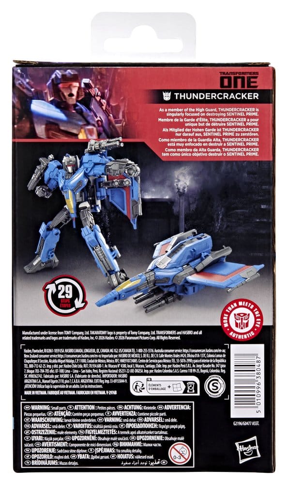 Transformers One Studio Series Deluxe Class Action Figure Thundercracker Hasbro