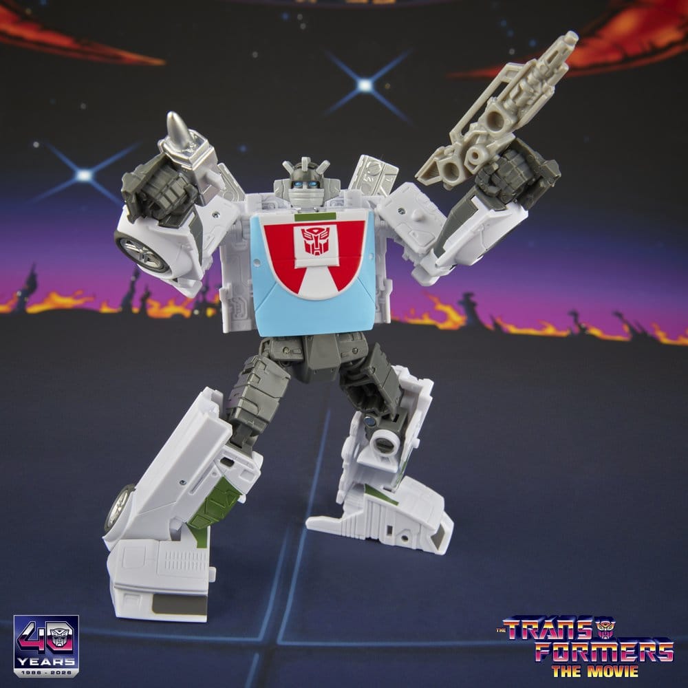 The Transformers The Movie Studio Series Deluxe Class Action Figure Wheeljack Hasbro