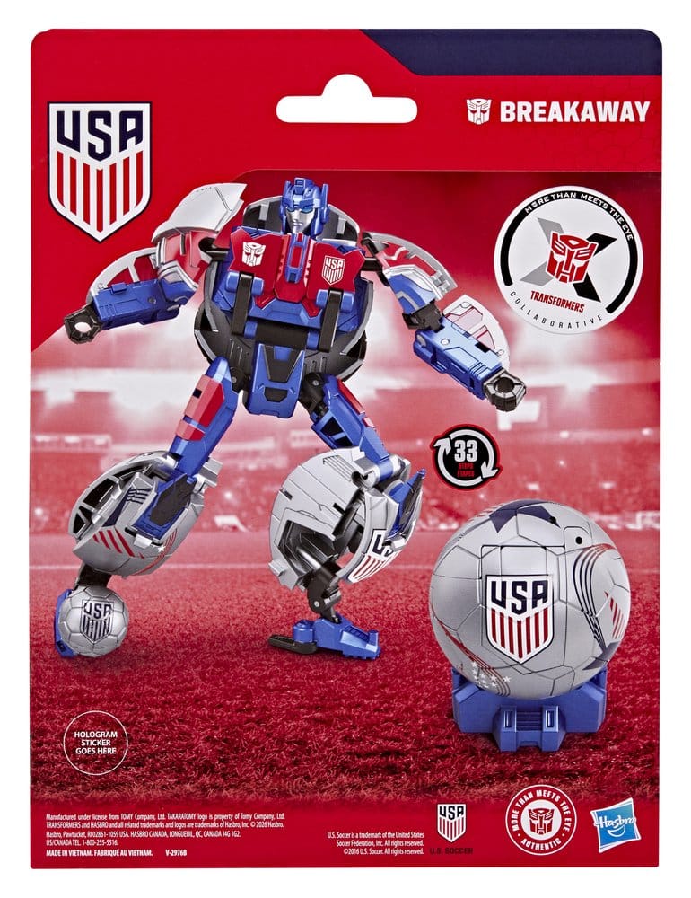 Transformers x US Soccer Federation Action Figure Breakaway Hasbro