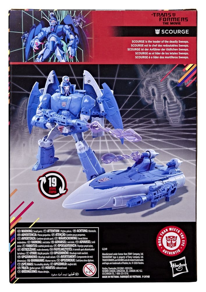 The Transformers The Movie Studio Series Voyager Class Action Figure MTMTE Collection Scourge Hasbro