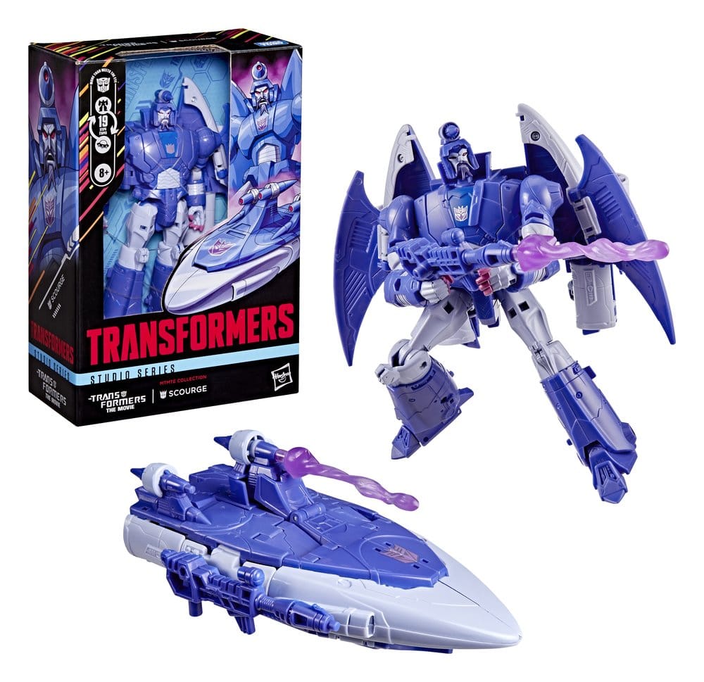 The Transformers The Movie Studio Series Voyager Class Action Figure MTMTE Collection Scourge Hasbro