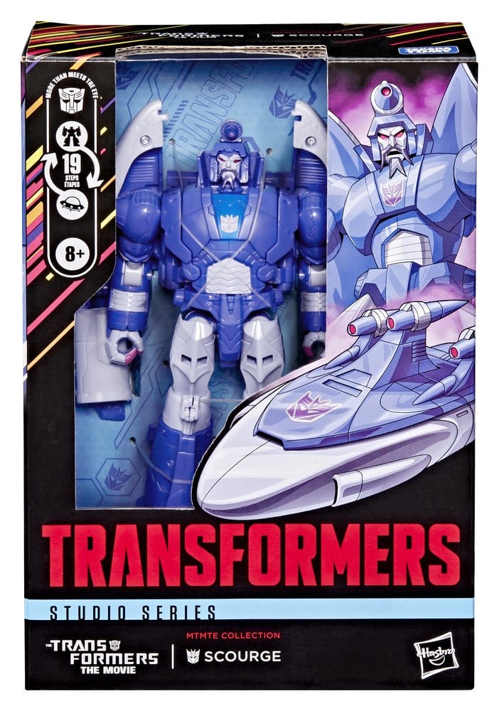 The Transformers The Movie Studio Series Voyager Class Action Figure MTMTE Collection Scourge Hasbro