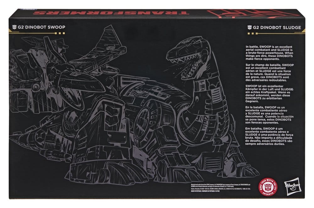 Transformers Age of the Primes Leader Class Action Figure 2 Pack G2 G2 Dinobot Swoop &amp; G2 Dinobot Sludge Hasbro