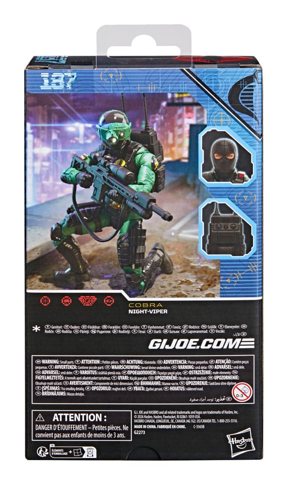 G.I. Joe Classified Series Action Figure Night Viper Hasbro