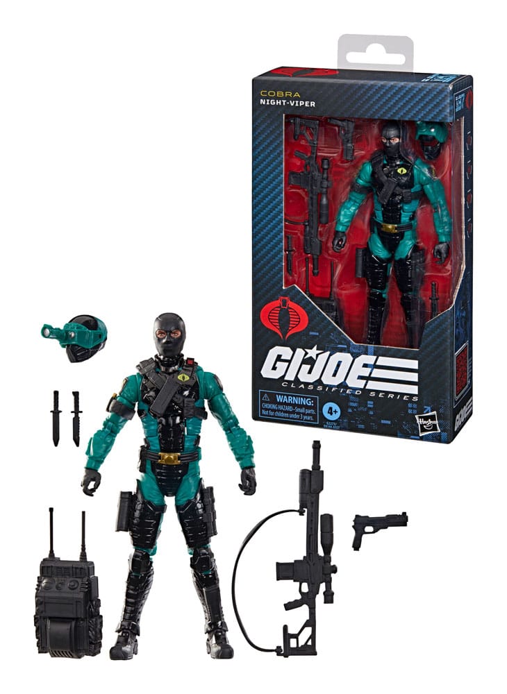 G.I. Joe Classified Series Action Figure Night Viper Hasbro