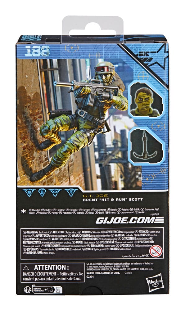 G.I. Joe Classified Series Action Figure Brent "Hit & Run" Scott Hasbro