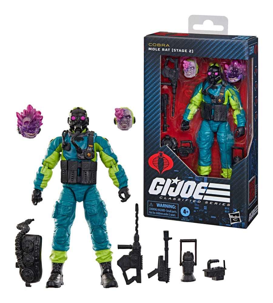 G.I. Joe Classified Series Action Figure Mole Rat Stage 2 Hasbro
