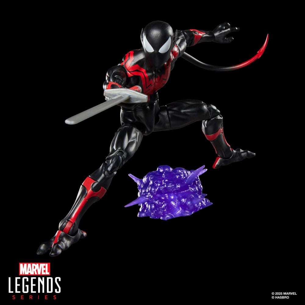Spider-Man Marvel Legends Retro Action Figure Uncanny Spider-Man Nightcrawler Hasbro