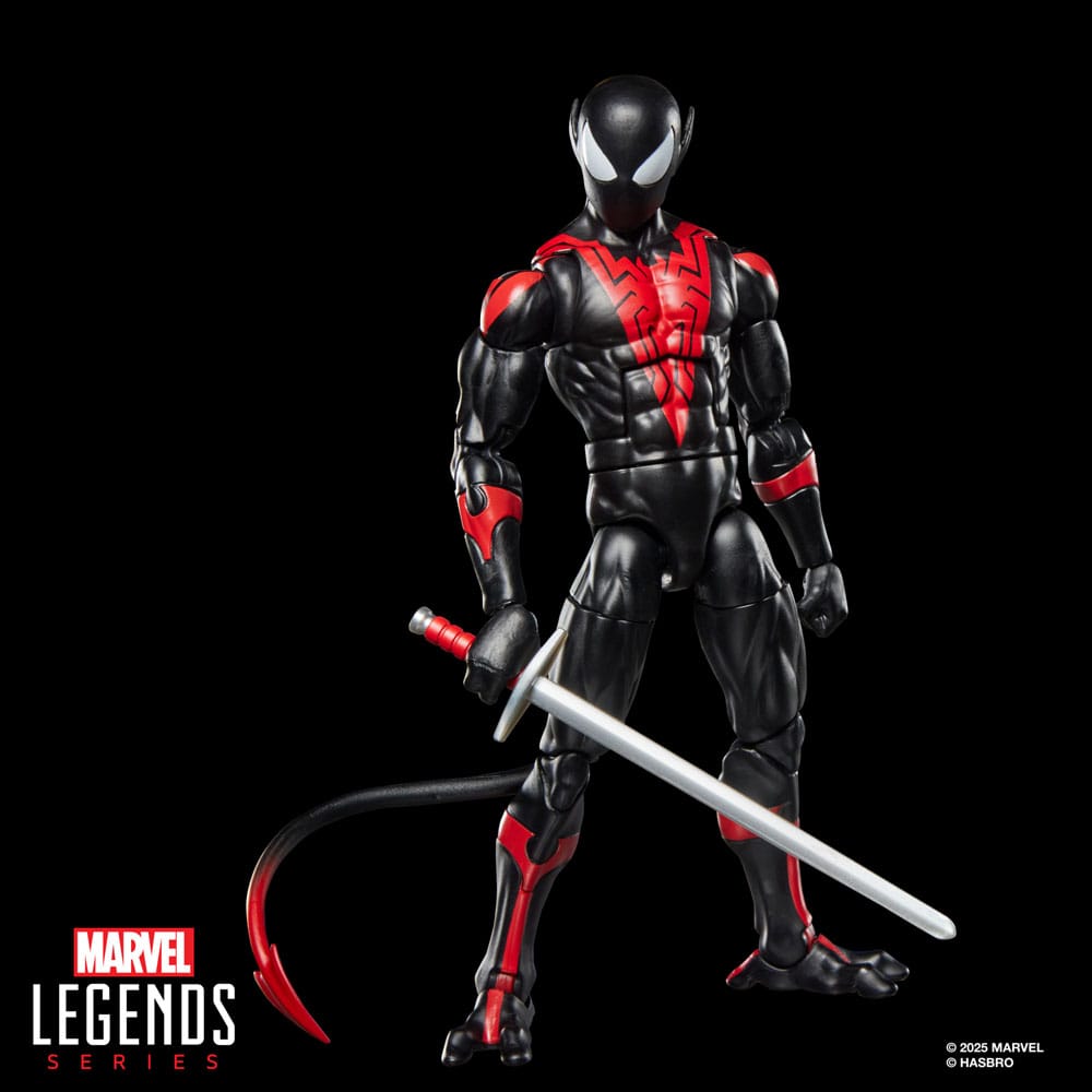 Spider-Man Marvel Legends Retro Action Figure Uncanny Spider-Man Nightcrawler Hasbro