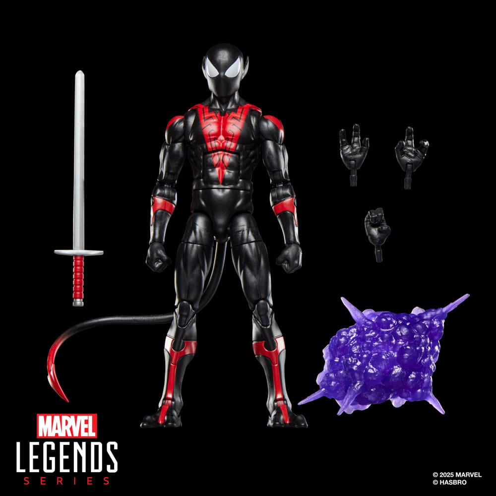 Spider-Man Marvel Legends Retro Action Figure Uncanny Spider-Man Nightcrawler Hasbro