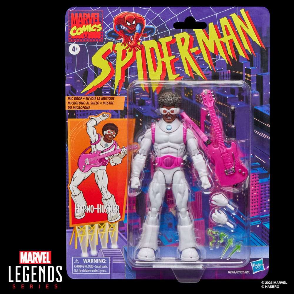 Spider-Man Marvel Legends Retro Action Figure Hypno Hustler Hasbro